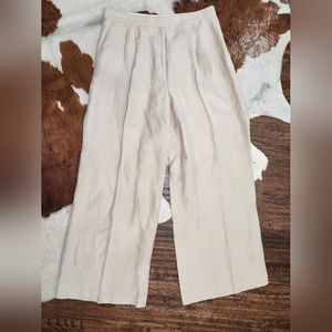 Ann Taylor wide leg linen pants
